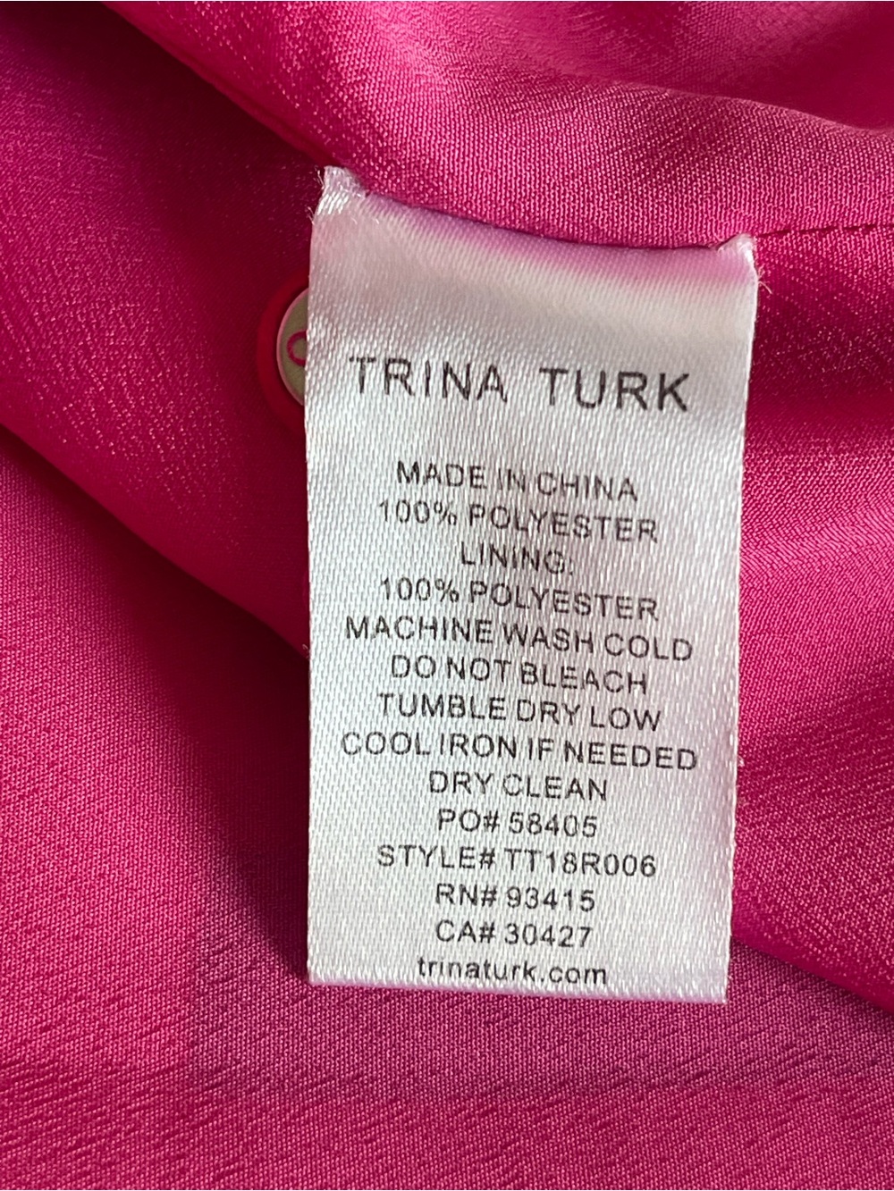 Trina Turk Nat Geometric Shirtdress Size XL - Picture 12 of 16